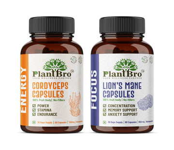 Cordyceps Capsules + Lion's Mane Capsules
