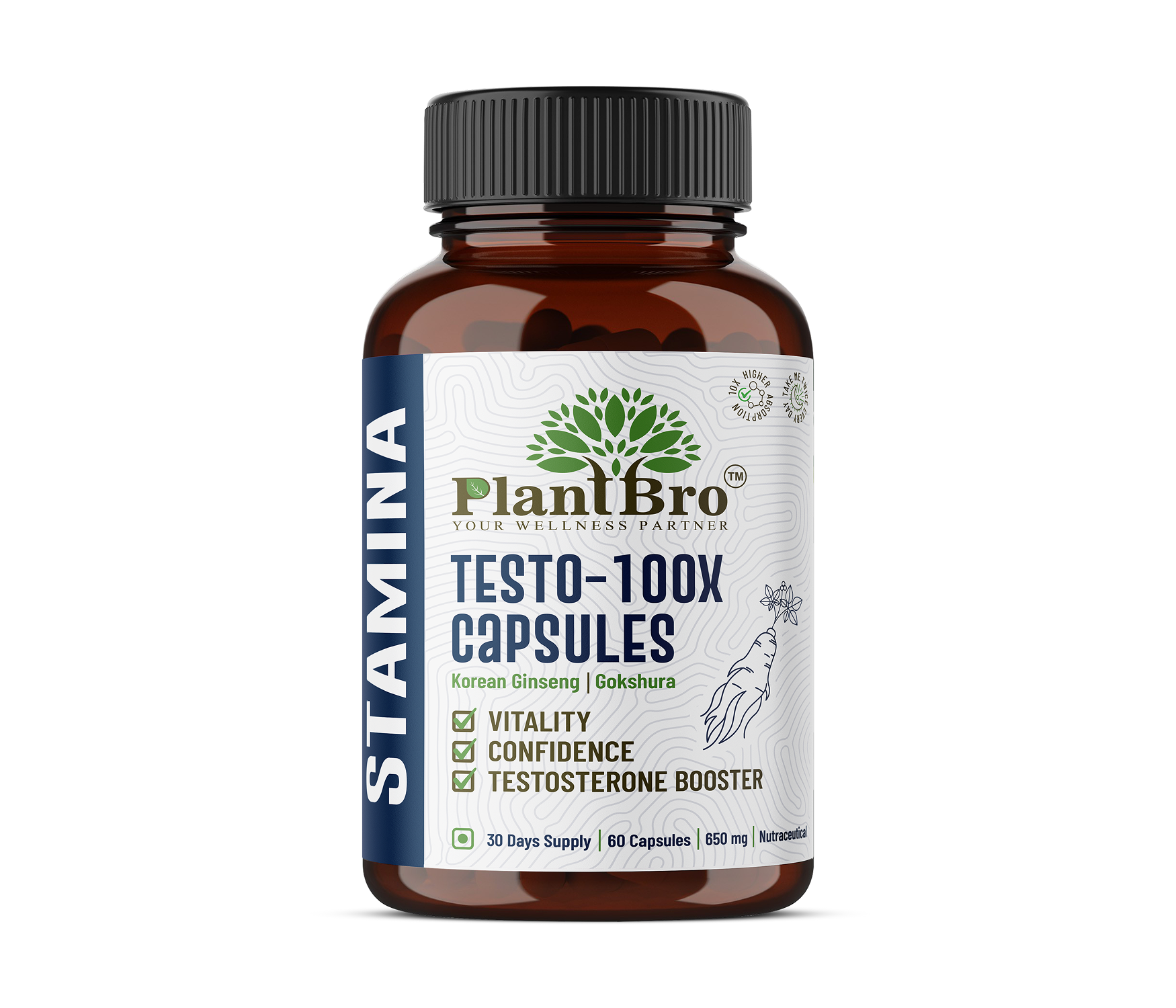 Testo-100X — Herbal Supplement for Men