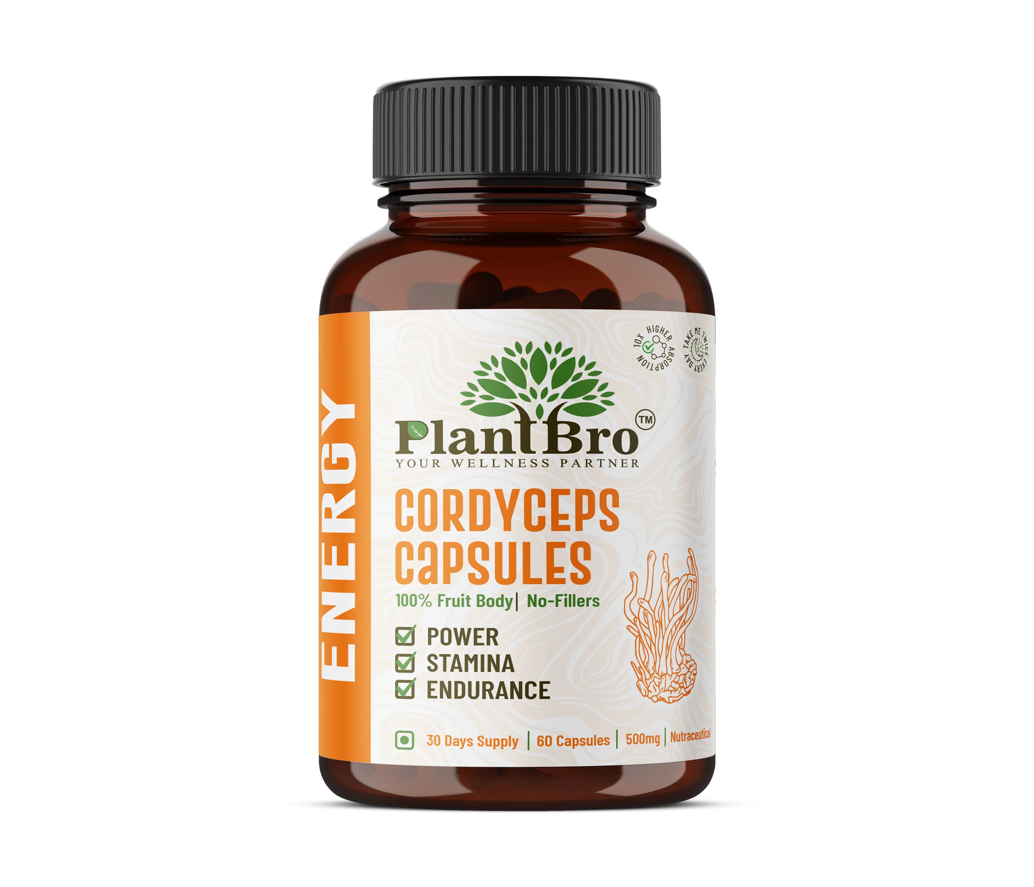 Cordyceps Militaris Mushroom Extract Capsules