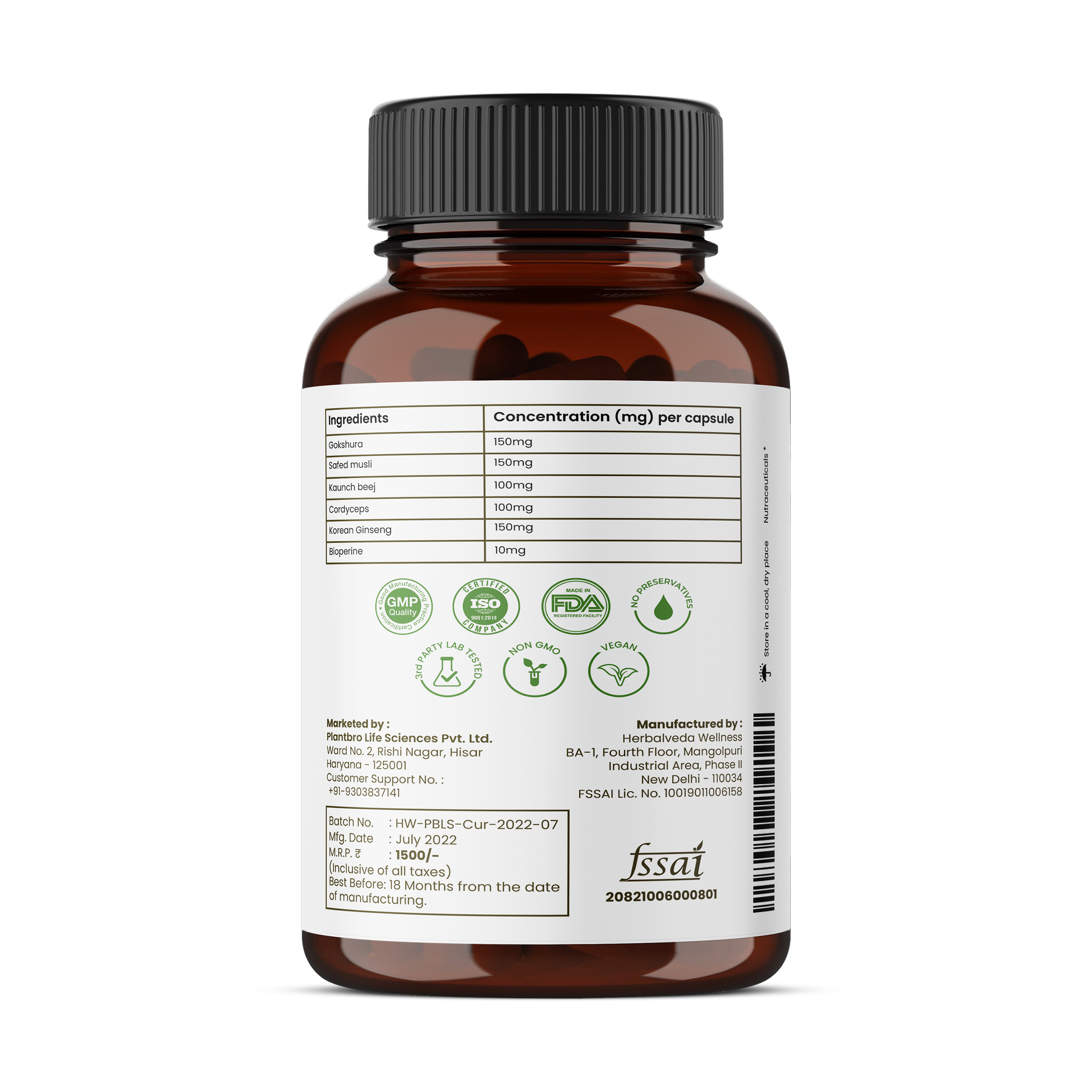 Testo-100X — Herbal Supplement for Men